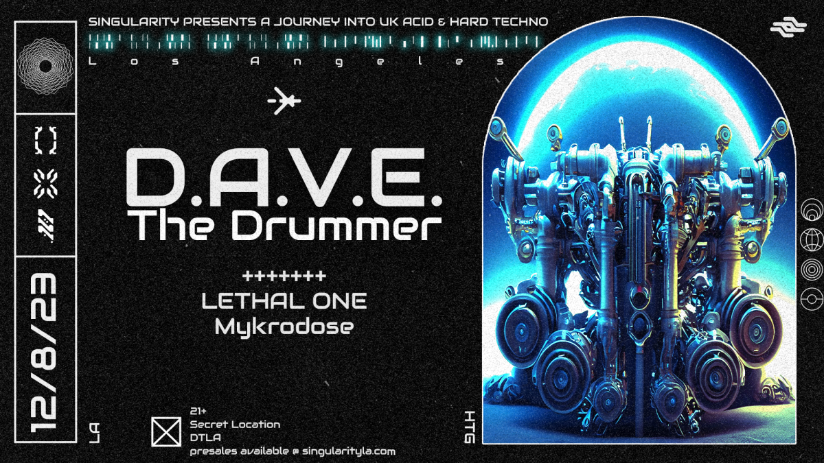 D.A.V.E. THE DRUMMER comes to LA for a rare performance